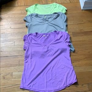 Multiple colors work out t-shirts